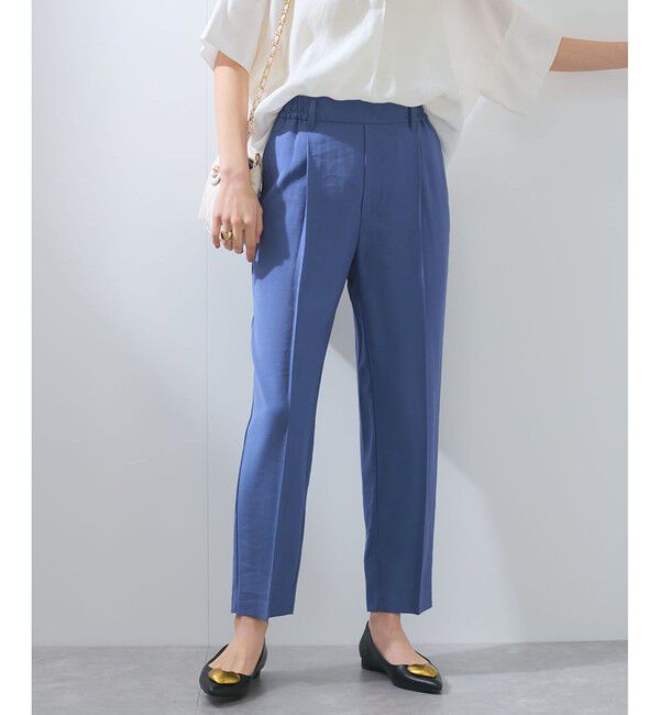 VIS「【接触冷感/洗える】 リラックステーパードパンツ」|チノ|