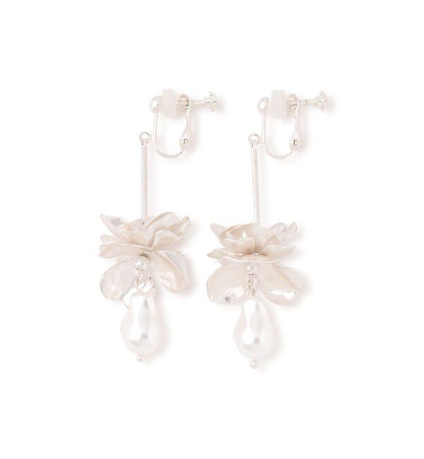 VIS「メタルフラワーイヤリング」|イヤリング|