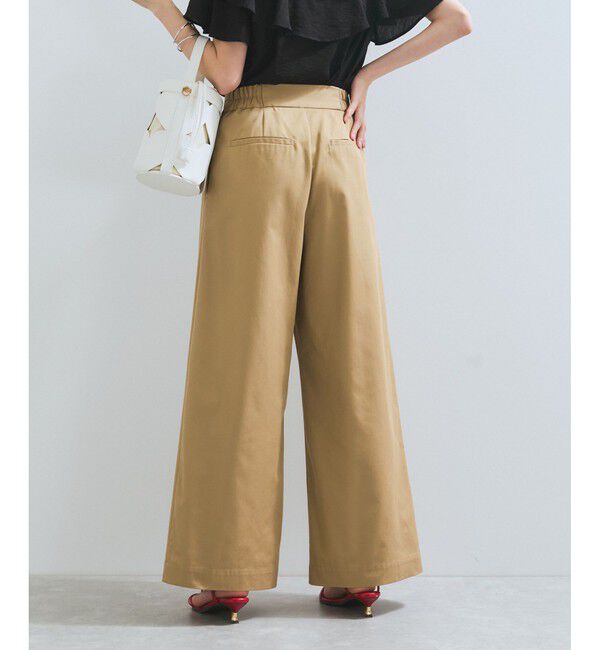 VIS「【洗える】マリンデザインバギーパンツ」|チノ|