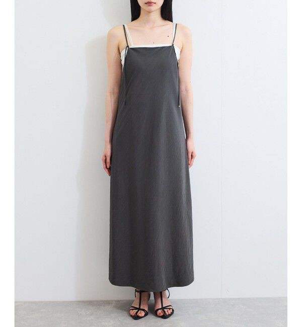 VIS「バイヤス仕立てナローキャミワンピース」|ワンピース|
