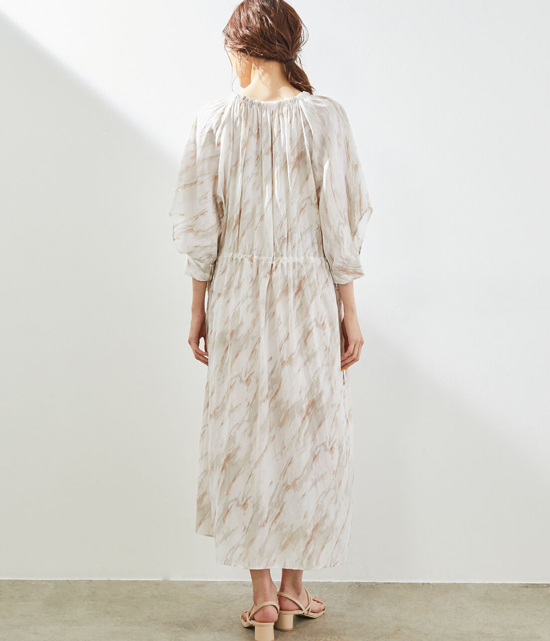 Rope&rsquo;Picnic「【一部店舗限定】【Mon E&rsquo;toile/モンエトワール】ストーンプリントギャザーDRESS」|ドレス|