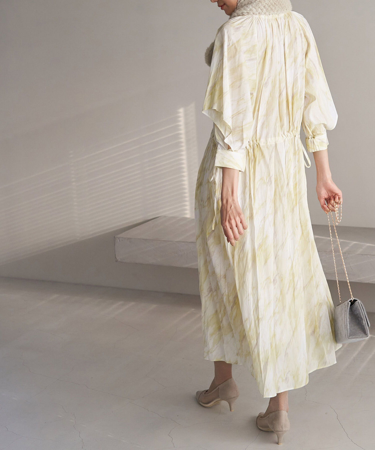 Rope&rsquo;Picnic「【一部店舗限定】【Mon E&rsquo;toile/モンエトワール】ストーンプリントギャザーDRESS」|ドレス|