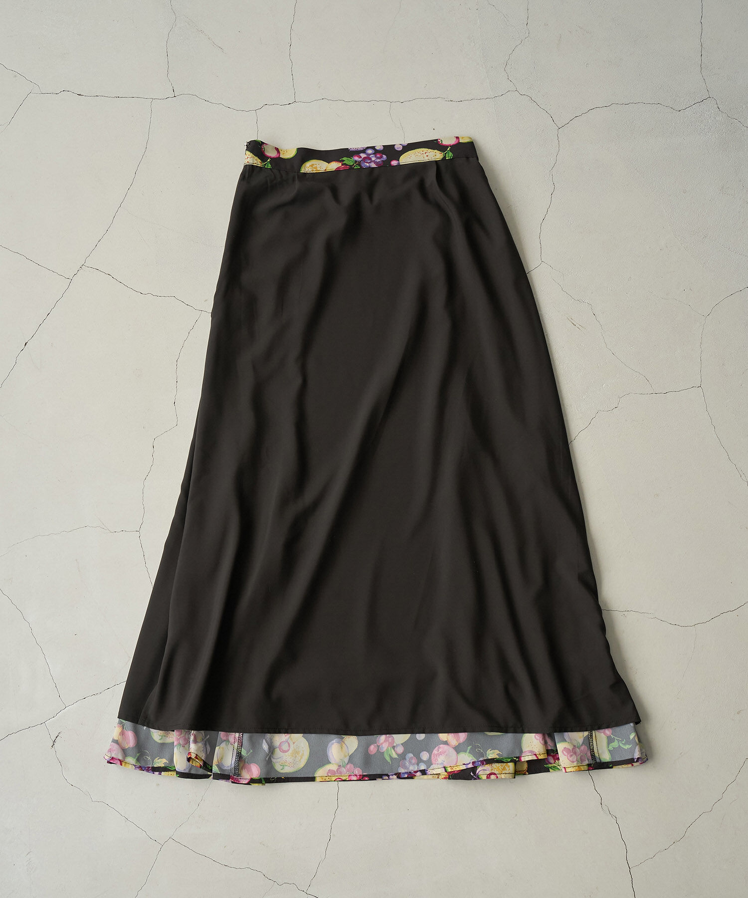 Rope&rsquo;Picnic「リンクコーデ/Tropical Fruits柄マーメイドスカート」|スカート|