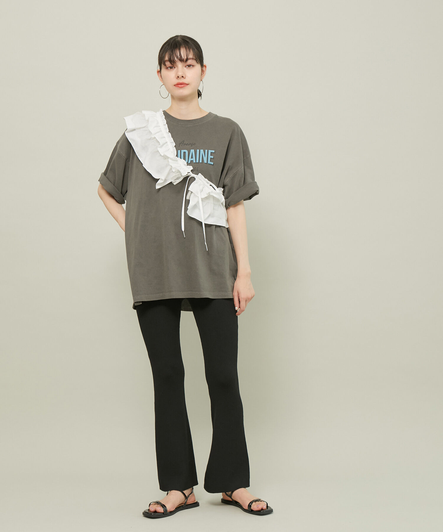 ROPE' PICNIC R「ラメチュールドッキングフリルビスチェ/リンクコーデ」|マフラー|