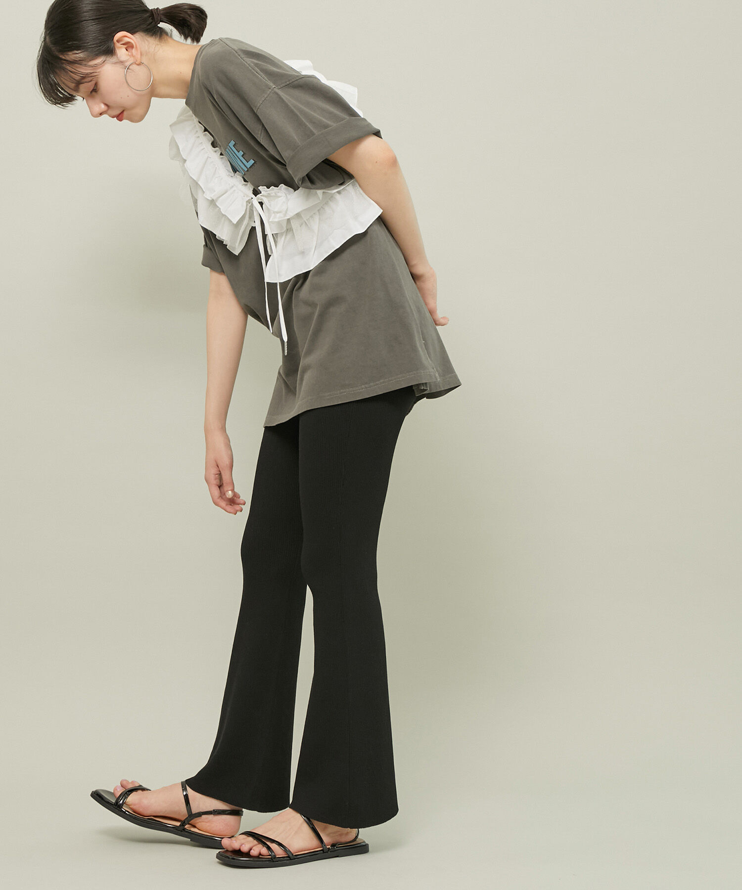 ROPE' PICNIC R「ラメチュールドッキングフリルビスチェ/リンクコーデ」|マフラー|