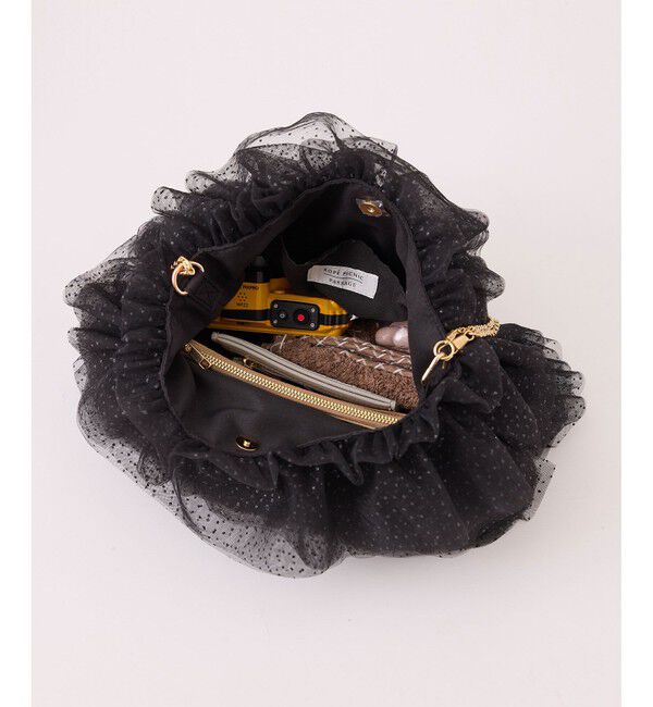 ROPE PICNIC PASSAGE「キラキラシアーフリルチェーンショルダーバッグ」|ショルダー・メッセンジャー|