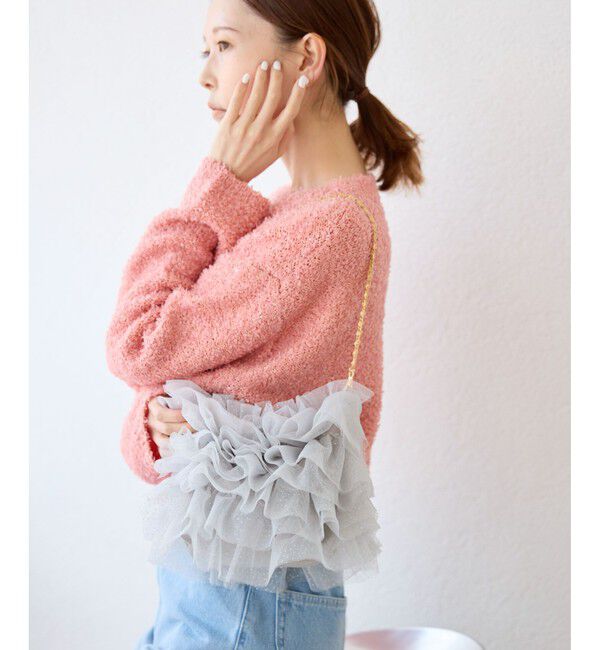 ROPE PICNIC PASSAGE「キラキラシアーフリルチェーンショルダーバッグ」|ショルダー・メッセンジャー|