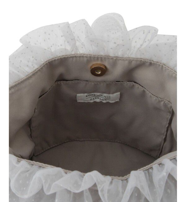 ROPE PICNIC PASSAGE「キラキラシアーフリルチェーンショルダーバッグ」|ショルダー・メッセンジャー|