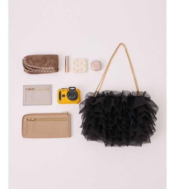 ROPE PICNIC PASSAGE「キラキラシアーフリルチェーンショルダーバッグ」|ショルダー・メッセンジャー|