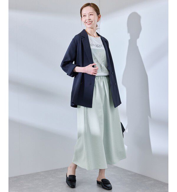 Rope&rsquo;Picnic「【UVケア・遮熱】Comfort Seriesコンフォートシリーズ/着丈が選べるフレアスカート」|スカート|