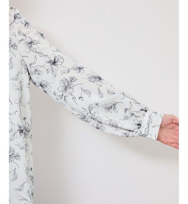 Rope&rsquo;Picnic「花柄ラッフルデザインブラウス」|シャツ・ブラウス|