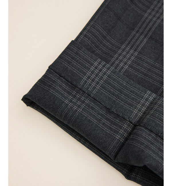 Rope&rsquo;Picnic「裏起毛無地＆チェックアソートワイドパンツ/防シワ」|チノ|