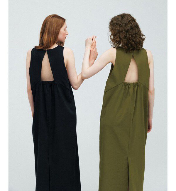 ADAM ET ROPE'「バックオープンストレートワンピース」|ワンピース|