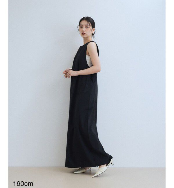 ADAM ET ROPE'「バックオープンストレートワンピース」|ワンピース|