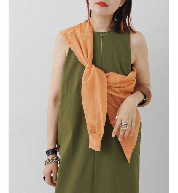 ADAM ET ROPE'「バックオープンストレートワンピース」|ワンピース|