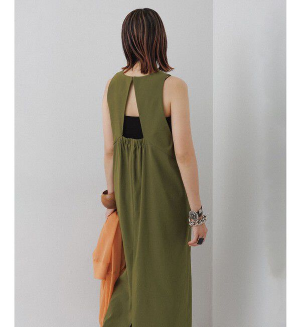 ADAM ET ROPE'「バックオープンストレートワンピース」|ワンピース|