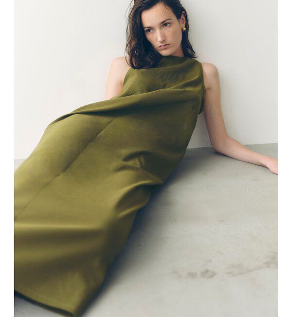 ADAM ET ROPE'「バックオープンストレートワンピース」|ワンピース|