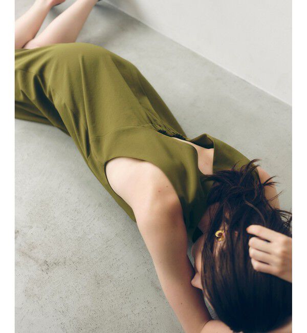 ADAM ET ROPE'「バックオープンストレートワンピース」|ワンピース|