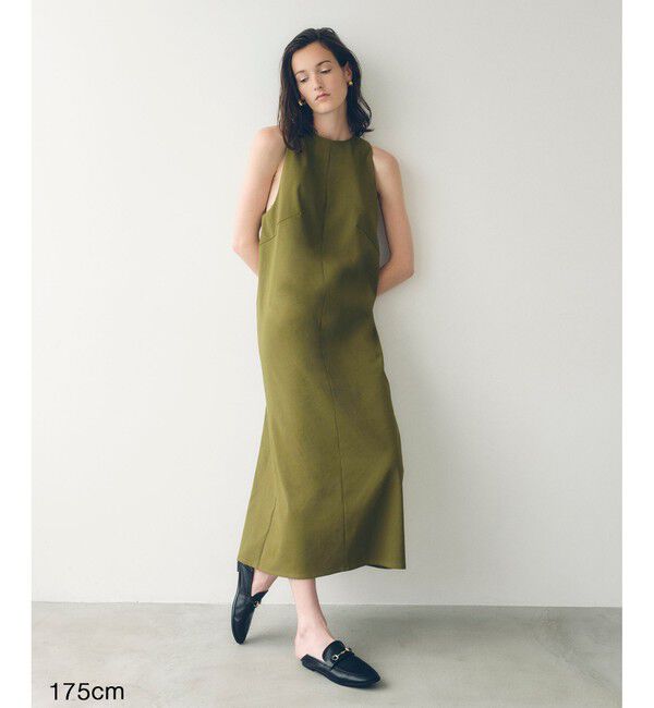 ADAM ET ROPE'「バックオープンストレートワンピース」|ワンピース|