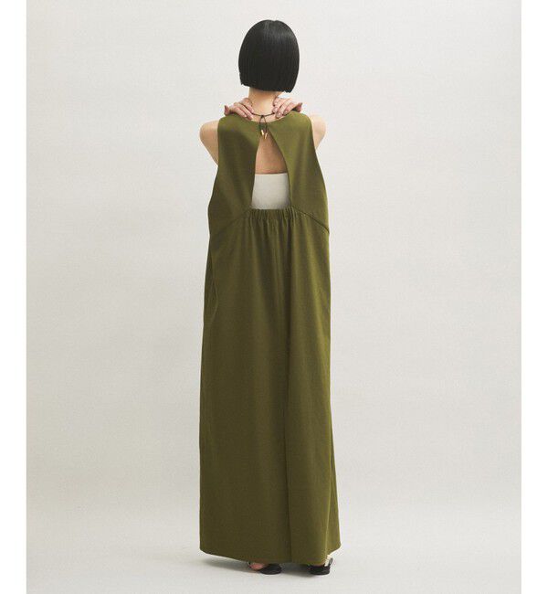 ADAM ET ROPE'「バックオープンストレートワンピース」|ワンピース|