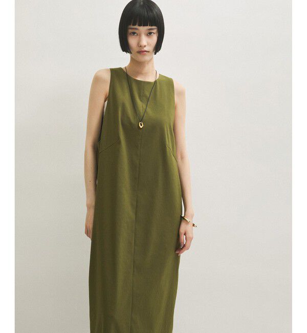 ADAM ET ROPE'「バックオープンストレートワンピース」|ワンピース|