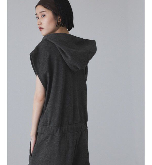 ADAM ET ROPE'「裏毛フーディロンパース」|オールインワン|