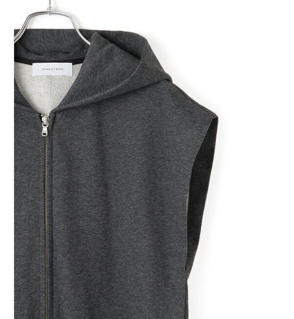 ADAM ET ROPE'「裏毛フーディロンパース」|オールインワン|