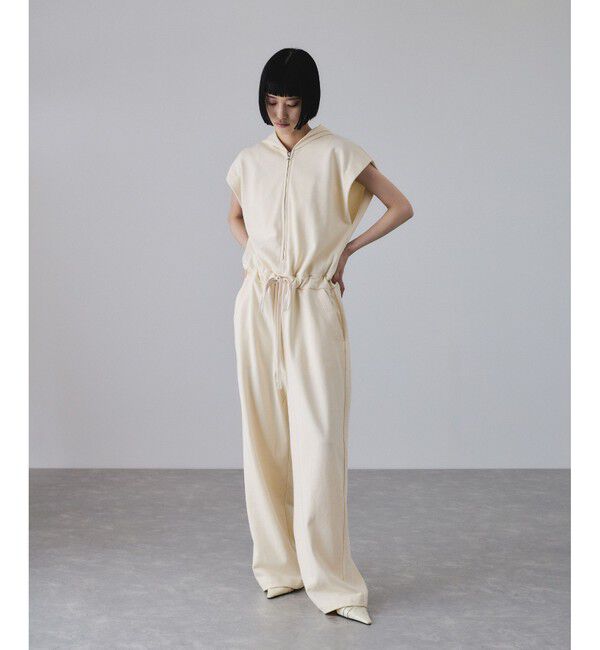 ADAM ET ROPE'「裏毛フーディロンパース」|オールインワン|