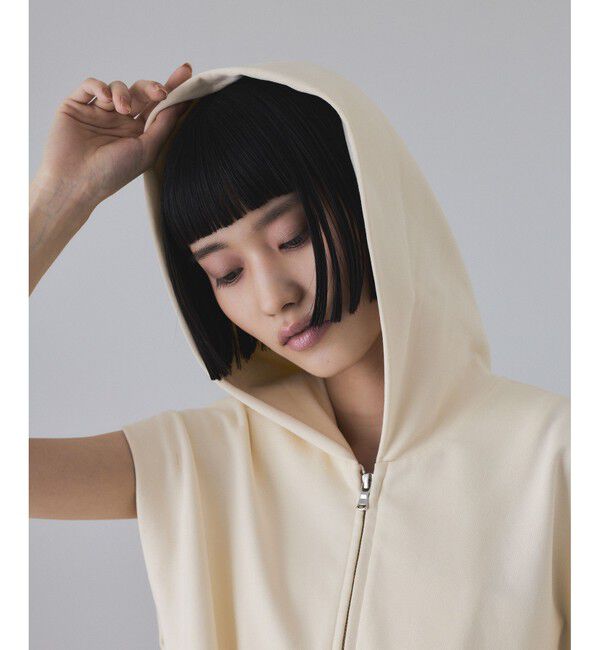 ADAM ET ROPE'「裏毛フーディロンパース」|オールインワン|