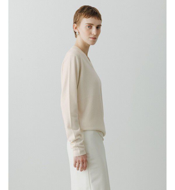 ADAM ET ROPE'「【EMOELLE】カシミヤニットプルオーバー」|ニット・セーター|