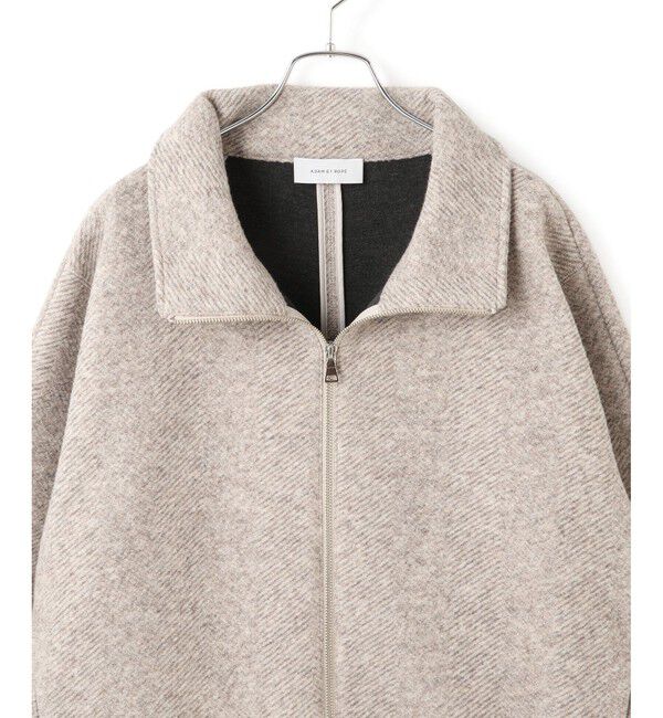 ADAM ET ROPE'「ヘリンボンツイードボンディングコーディガン」|その他|