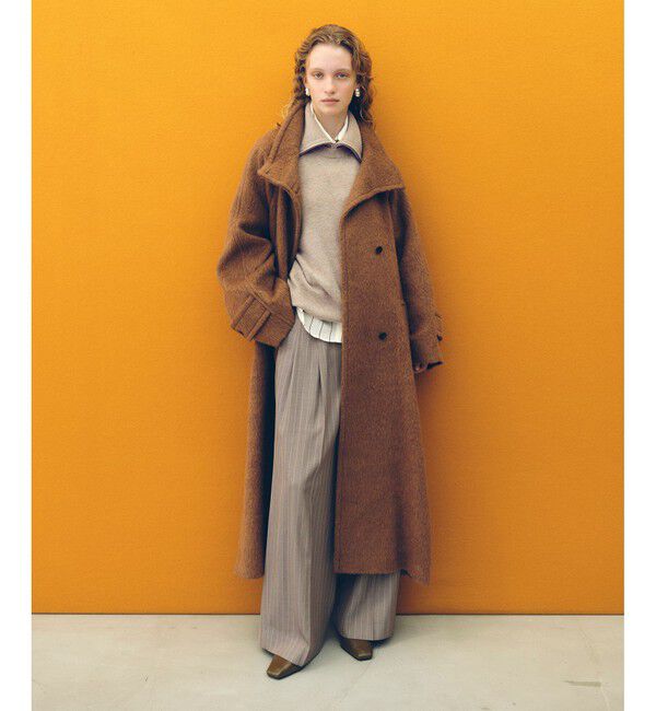 ADAM ET ROPE'「スタンドカラーマキシコート」|その他|