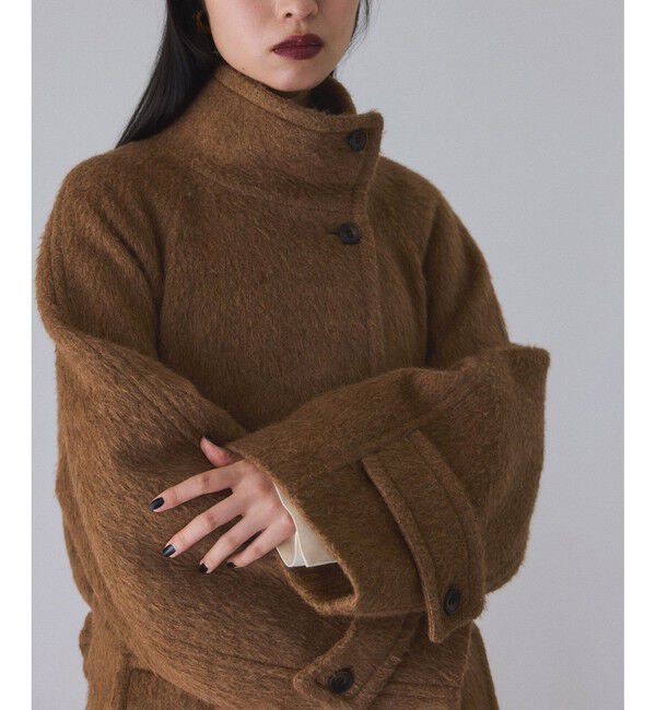 ADAM ET ROPE'「スタンドカラーマキシコート」|その他|