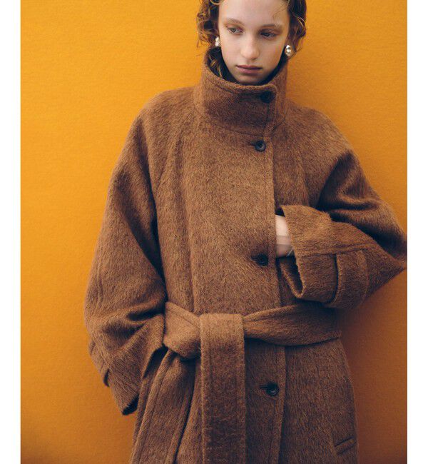 ADAM ET ROPE'「スタンドカラーマキシコート」|その他|