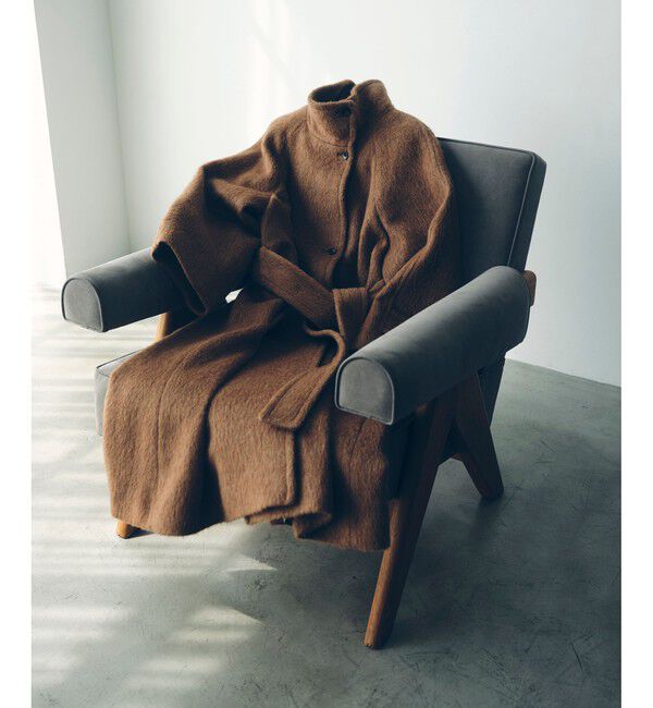 ADAM ET ROPE'「スタンドカラーマキシコート」|その他|