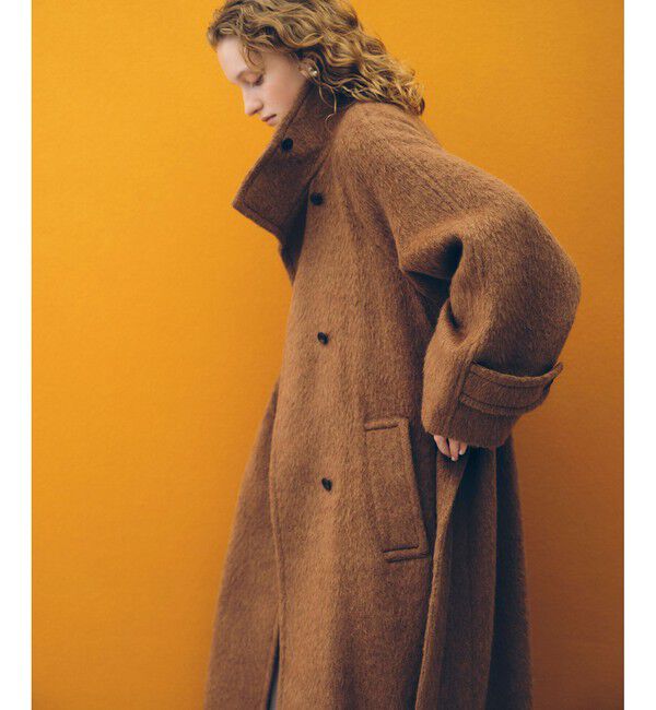 ADAM ET ROPE'「スタンドカラーマキシコート」|その他|