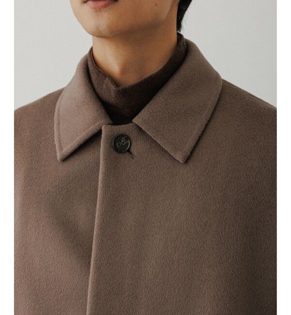 ADAM ET ROPE'「メリノウール ダブルフェイス ショート ステンカラーコート」|ステンカラーコート|