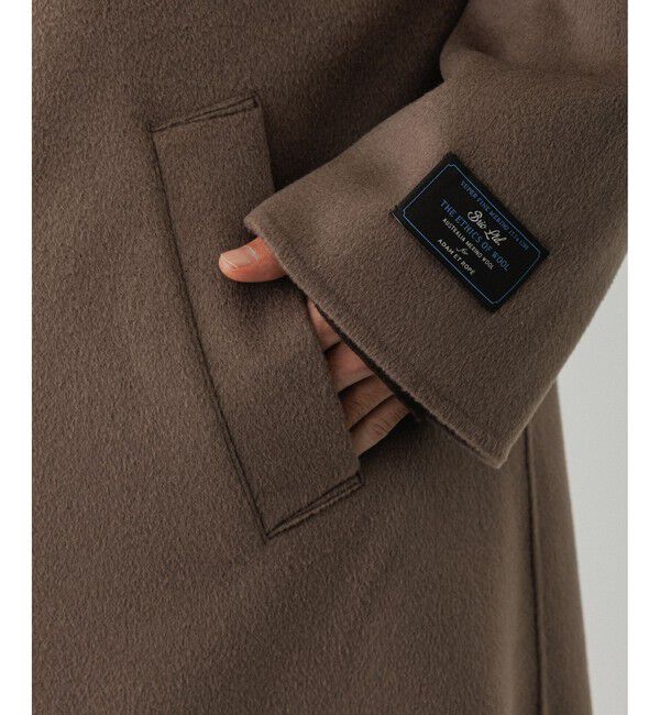 ADAM ET ROPE'「メリノウール ダブルフェイス ショート ステンカラーコート」|ステンカラーコート|