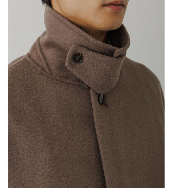 ADAM ET ROPE'「メリノウール ダブルフェイス ショート ステンカラーコート」|ステンカラーコート|