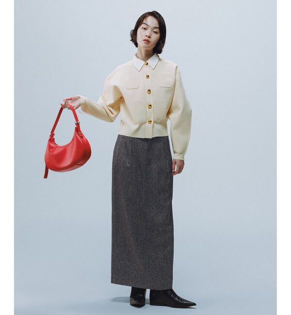 ADAM ET ROPE'「【WEB限定】サイドラインツイードスカート」|スカート|