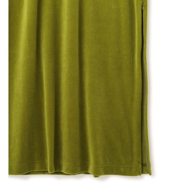 ADAM ET ROPE'「ベロア BOTANICAL DYED DRESS」|ワンピース|