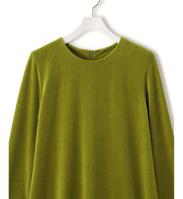 ADAM ET ROPE'「ベロア BOTANICAL DYED DRESS」|ワンピース|