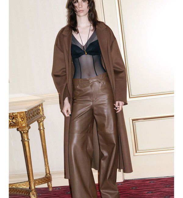 ADAM ET ROPE'「【EMOELLE】Colombo カシミヤブレンドリバーコート」|その他|