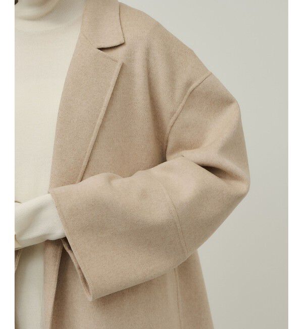 ADAM ET ROPE'「【EMOELLE】Colombo カシミヤブレンドリバーコート」|その他|