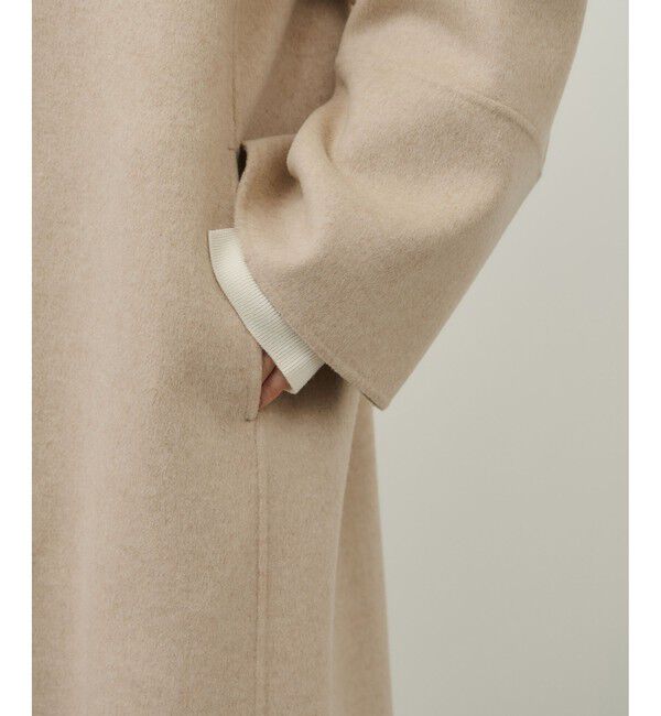 ADAM ET ROPE'「【EMOELLE】Colombo カシミヤブレンドリバーコート」|その他|