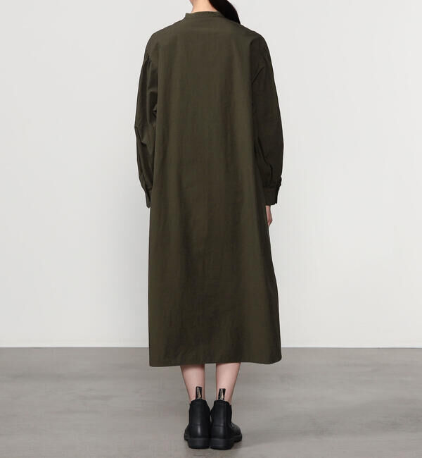 GYMPHLEX「Gymphlex | タイプライター バンドカラーワンピース WOMEN」|ワンピース|