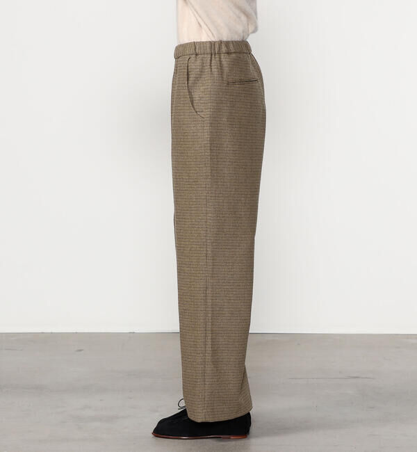 Morris & Sons「MORRIS & SONS | ガンクラブチェック ワイドイージーパンツ WOMEN」|チノ|