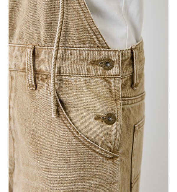  「カラーデニムオールインワン」|ワンピース|