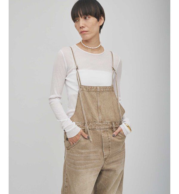  「カラーデニムオールインワン」|ワンピース|