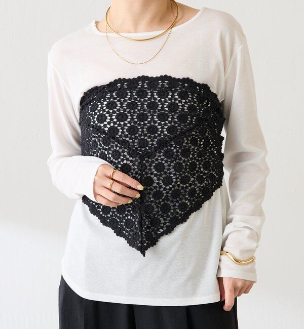  「【PAPILLONNER/パピヨネ】マルチウェイレースバブーシュカ」|マフラー|